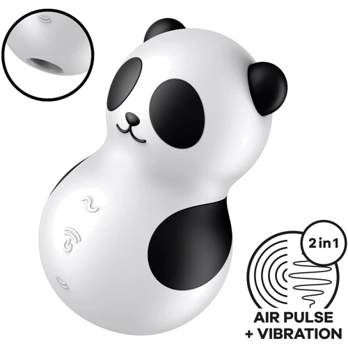 Вакуумный стимулятор с вибрацией Satisfyer Pocket Panda