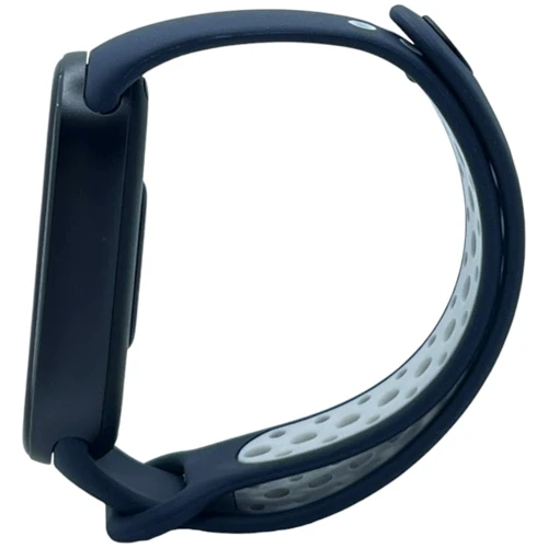 Ремешок Becover Sport Band Vents Style Blue/White for Xiaomi Mi Smart Band 9 (711987)