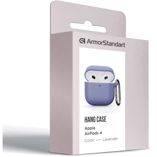 Чехол ArmorStandart Hang Case Lavender (ARM81282) for Apple Airpods 4