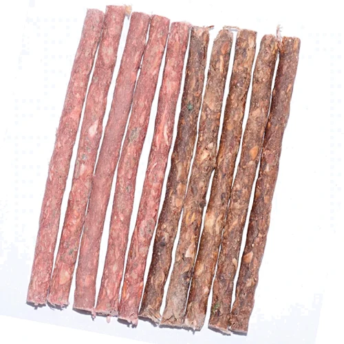 Лакомство для собак 4Dog палочки цветные 12.5 см микс 100 шт (5949060204902)