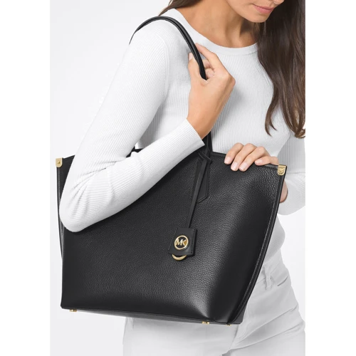 Женская сумка тоут Michael Kors Jane Lg Tote Черная (30T1GJBT3L001): Тип ручки С двумя ручками, Длинная ручка