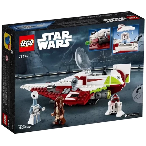 Конструктор LEGO Star Wars Джедайский истребитель Оби-Вана Кеноби (75333): Количество деталей, шт. 282
