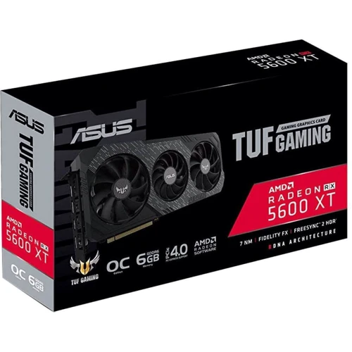 Видеокарта ASUS Radeon RX 5600 XT 6144Mb TUF 3 TOP EVO GAMING (TUF3-RX5600XT-T6G-EVO-GAMING): Разрядность шины памяти, бит 192