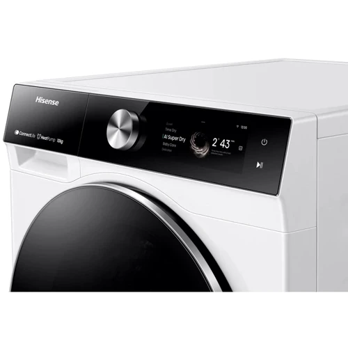 Стиральная машина Hisense WF7S1247BW: Загрузка белья (стирка), кг 12