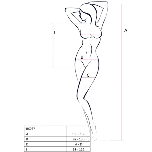 Бодистокинг Passion BS087 white