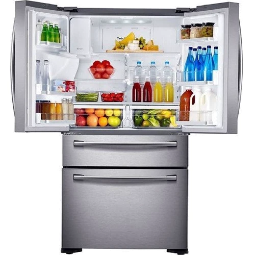 Холодильник Side-by-Side Samsung RF 24FSEDBSR: Розміри ВxШxГ, см 90,8 х 177,7 х 78,8 см