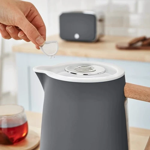 Электрочайник Swan SK14610GRYN Nordic Grey: Тип нагревательного элемента дисковый (скрытый)