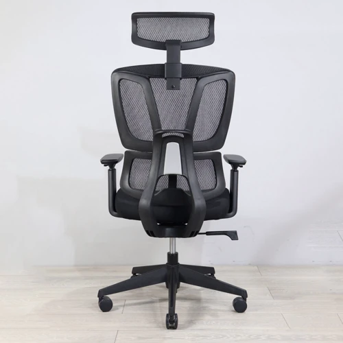 Кресло офисное OfficePro Balance (OC550-B-B-B): Материал обивки Ткань, С сеткой