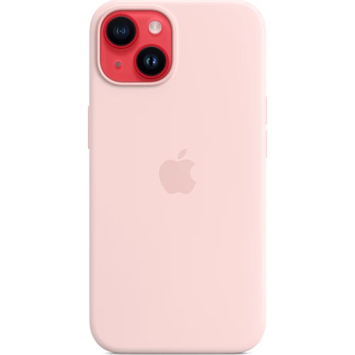 Чехол для iPhone Apple iPhone 14 Silicone Case with MagSafe - Chalk Pink (MPRX3ZE/A): Тип чехла накладка на заднюю часть