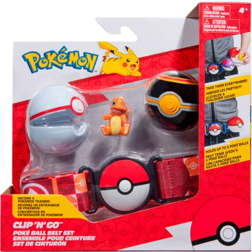 Игровой набор Pokemon W14 Пояс с покеболами Чармандер (PKW3163)