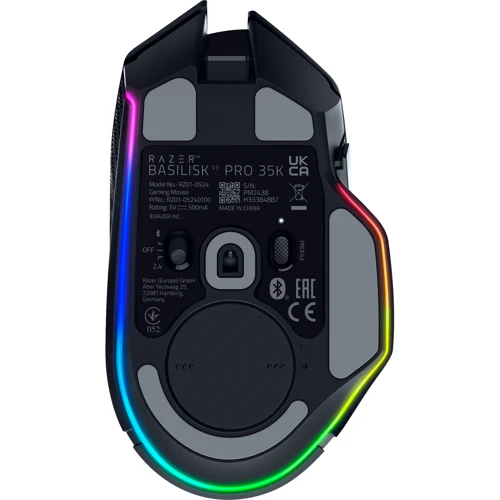 Мышь Razer Basilisk V3 Pro 35K Black (RZ01-05240100-R3G1): Количество кнопок 11