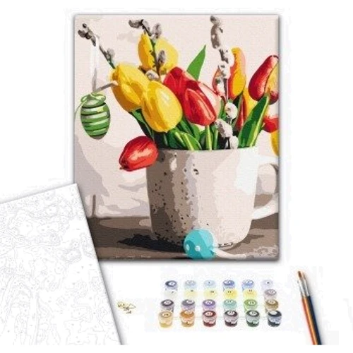 Картина по номерам Brushme Пасхальный букет 40х50 см (BS53106)