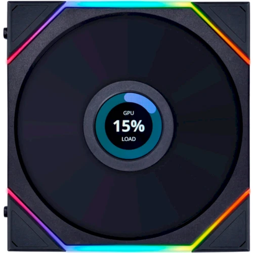 Кулер Lian Li Uni Fan TL LCD 120 Reverse Blade Black (G99.12RTLLCD1B.00)