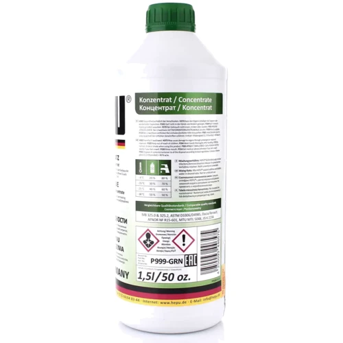 Антифриз-концетрат Hepu P999 GRN 1.5л фото 1