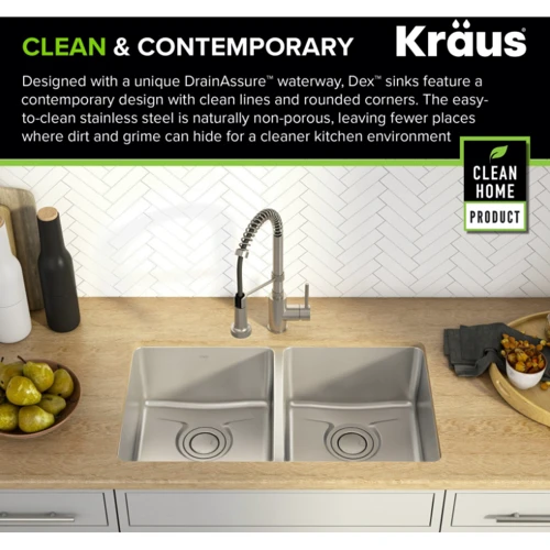 Кухонна мийка Kraus KD1UD33B