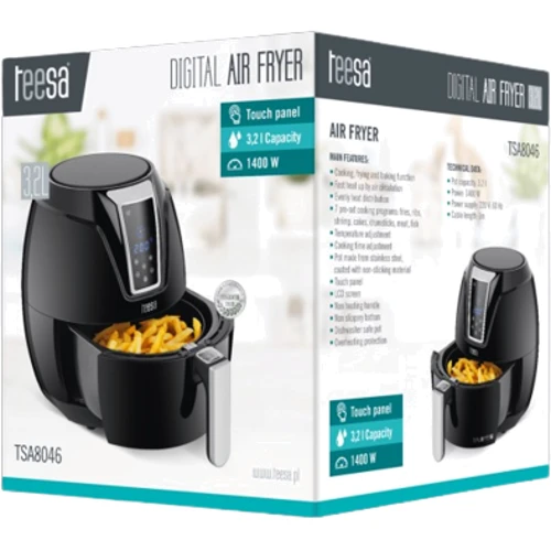 Мультипіч Teesa Digital Air Fryer 3.2L Black