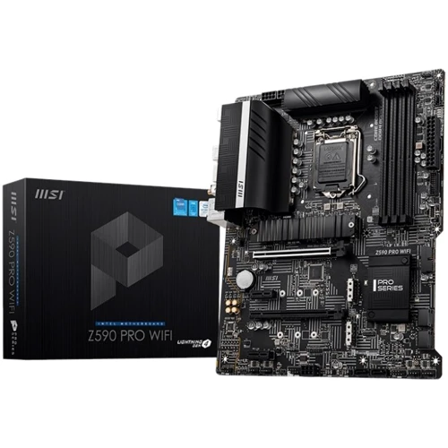 MSI Z590 PRO WIFI: Оперативная память 4xDDR4 5333 МГц, до 128 ГБ