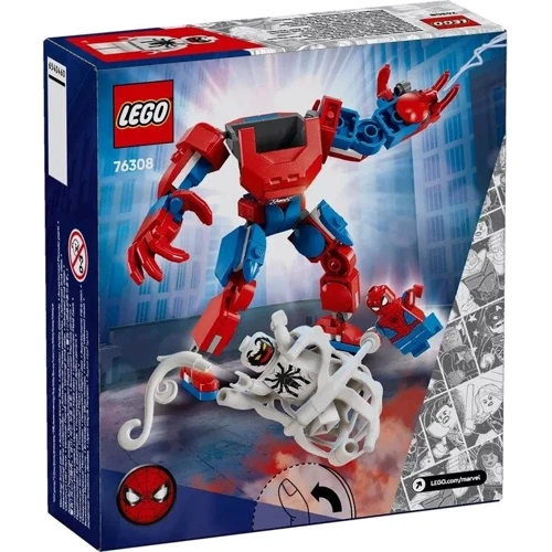 Конструктор LEGO Super Heroes Робот Человека Паука против Анти-Венома 107 деталей (76308): Количество деталей, шт. 107
