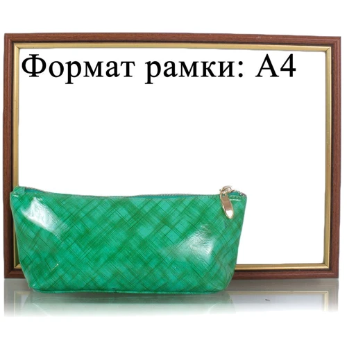 Женская косметичка Valenta зеленая (VBK21579k): Тип ручки Без ручки