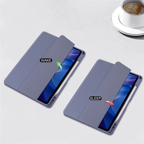 Аксесуар для планшетних ПК BeCover Soft Edge TPU з Pencil Mount Purple для Xiaomi Redmi Pad 2 (713663)