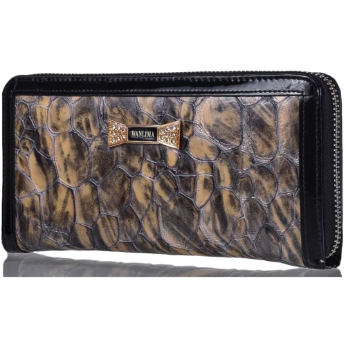 Женский кошелек Wanlima серый (W11029740546-grey)