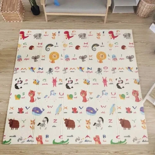 Дитячий килимок двосторонній Bambi Жираф та алфавіт MR 0586-1 фото 6