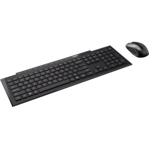 Комплект беспроводной RAPOO 8210M Black: Подключение беспроводное