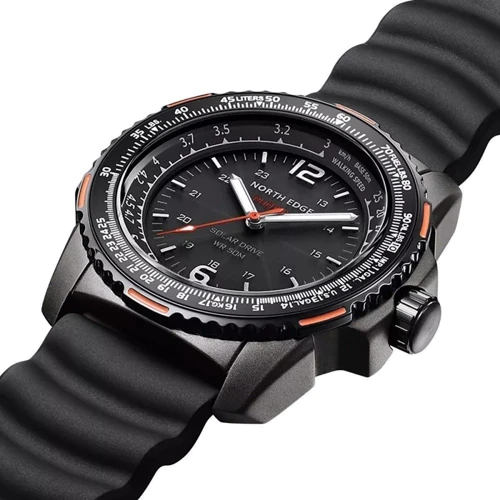 Наручные часы NORTH EDGE PHOTON black (59063): Водонепроницаемость 50 ATM