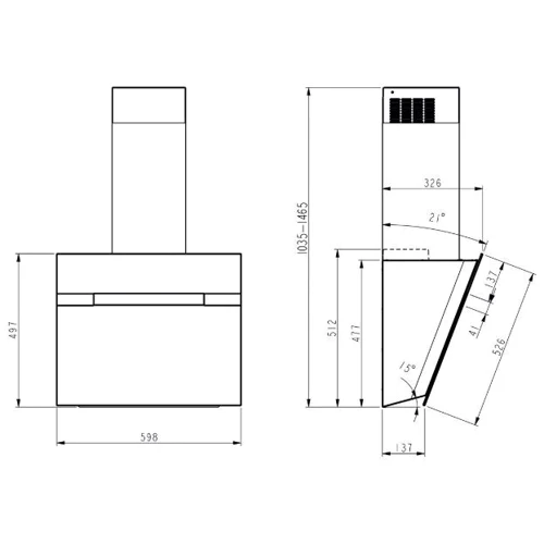 Вытяжка Beko HCA62844GH: Тип воздухоочистителя Рециркуляция, Отвод