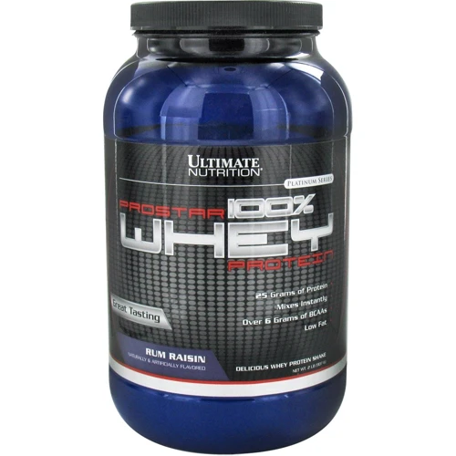 Протеин Ultimate Nutrition Prostar 100% Whey Protein 907 g /30 servings/ Rum Raisin