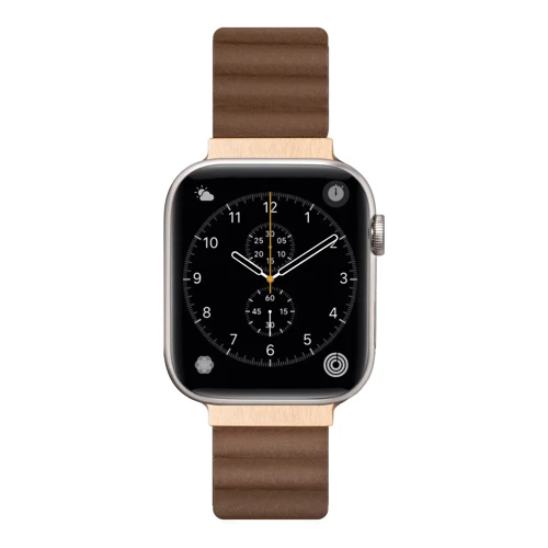 LAUT NOVI LUXE Brown (L_AWS_NL_BR) for Apple Watch 38/40/41mm фото 4