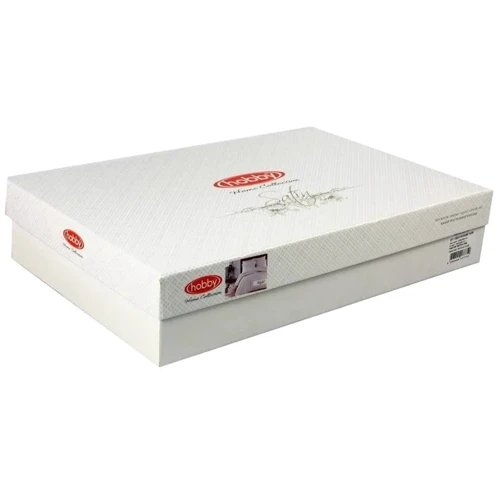 Комплект постільної білизни HOBBY Exclusive Sateen Diamond Stripe сімейний кремовий (28897_сім.): Розмір семейный