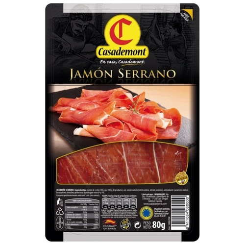 Хамон Casademont Jamon Serrano 80 г (DL14901)