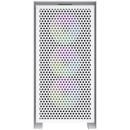 Корпус DarkFlash DRX90 Mesh White: Материал передней панели пластик и металл