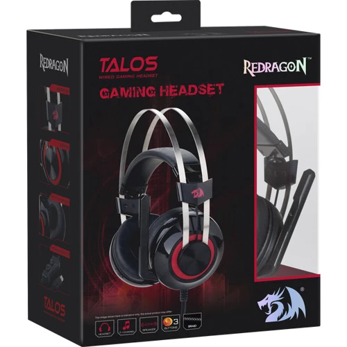 Наушники Redragon Talos Vibration Surround 7.1 Black-Red (74920): Назначение геймерские