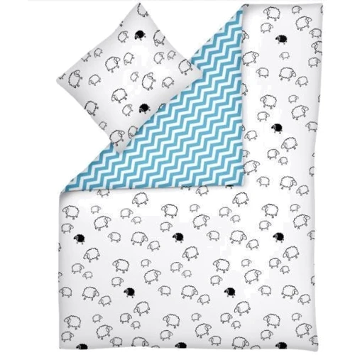 Комплект детского постельного белья Cosas Sheep Zigzag Blue (4822052021156)