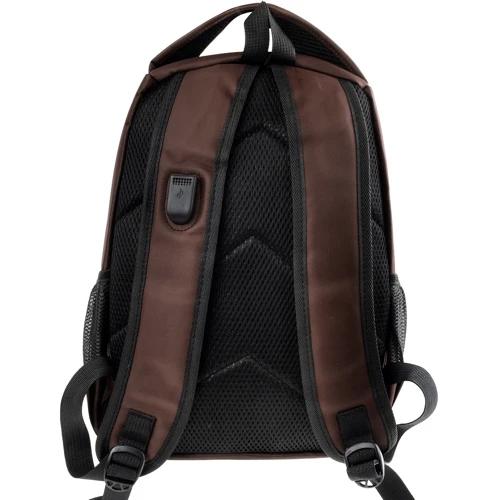 Мужской рюкзак Valiria Fashion коричневый (3DETAB2020-10): Тип ручки Плечевой ремень, Короткая ручка
