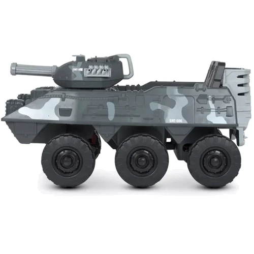 Дитячий електромобіль танк Bambi Racer 140W, сірий (M 4862BR-11): Максимальна швидкість, км/год 6