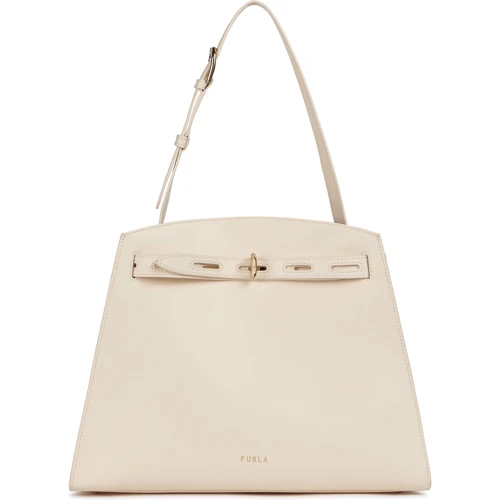 Женская сумка тоут Furla Margherita M Shoulder Bag молочно-розовая (WB00157A.0029PER00)