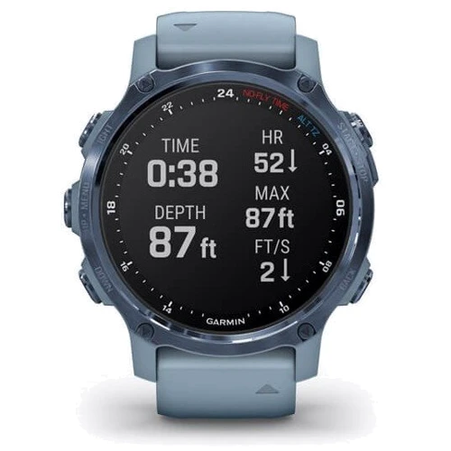 Смарт-часы Garmin Descent Mk2S Mineral Blue with Sea Foam Silicone Band (010-02403-07): Интерфейсы подключения Bluetooth , Wi-Fi , ANT +