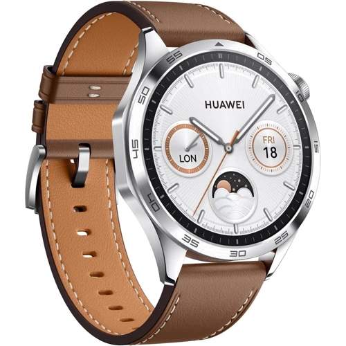 Смарт-часы Huawei Watch GT 4 46mm Brown (55020BGW): Дисплей 1.43" AMOLED (466x466) / 326 ppi