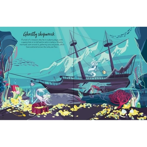 Mermaids Sticker Book / Наліпки з русалками: Количество страниц 40