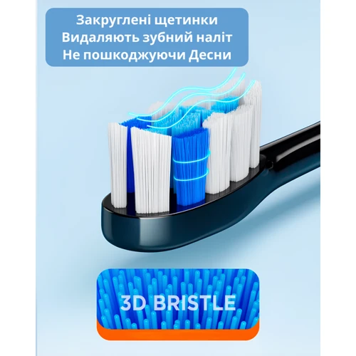 Насадки для зубной щетки Bitvae S2 4шт. Black (Bit-S2-Bl)