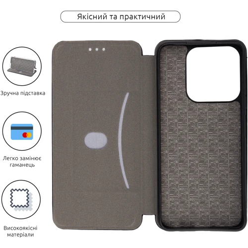 Чохол для телефона ArmorStandard G-Case Black для ZTE Blade A75 4G (ARM78999): Тип чехол-книжка