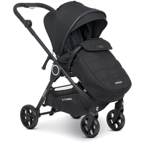 Коляска універсальна 2 в 1 El Camino ME 1085 SAGA Denim Black фото 7