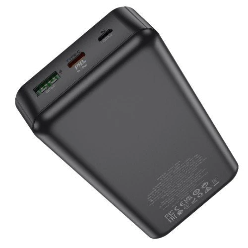 Внешний аккумулятор Hoco Power Bank 20000mAh J102A Cool Figure QC3.0/PD 20W Black: Количество USB 2