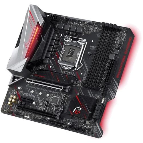 ASRock B365M Phantom Gaming 4: Разъемы на плате SATA 3.0, M.2