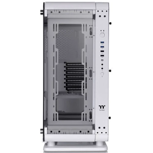 Корпус Thermaltake Core P6 Tempered Glass Snow (CA-1V2-00M6WN-00): Материал передней панели пластик, закалённое стекло и сталь