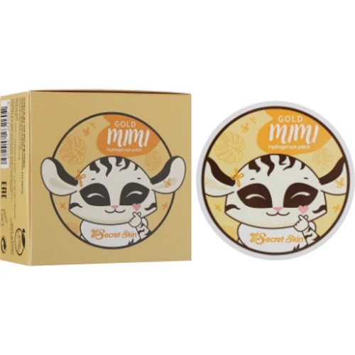 Secret Skin Gold Mimi Hydrogel Eye Patch Гідрогелеві патчі для очей з золотом 60 шт.