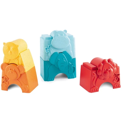 Игрушка-пирамидка Chicco ECO+ ЗооБашня 2 в 1 (8058664164905): Назначение игрушки Цветовое восприятие, Развитие воображения, Мелкая моторика, Логическое мышление